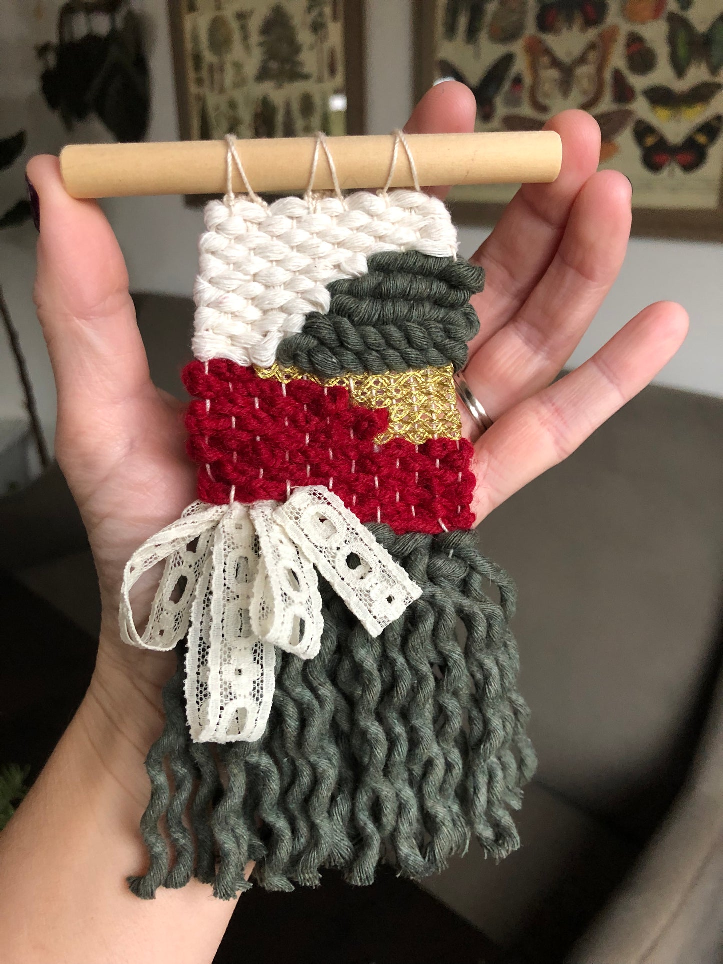 Mini Weaving - Christmas